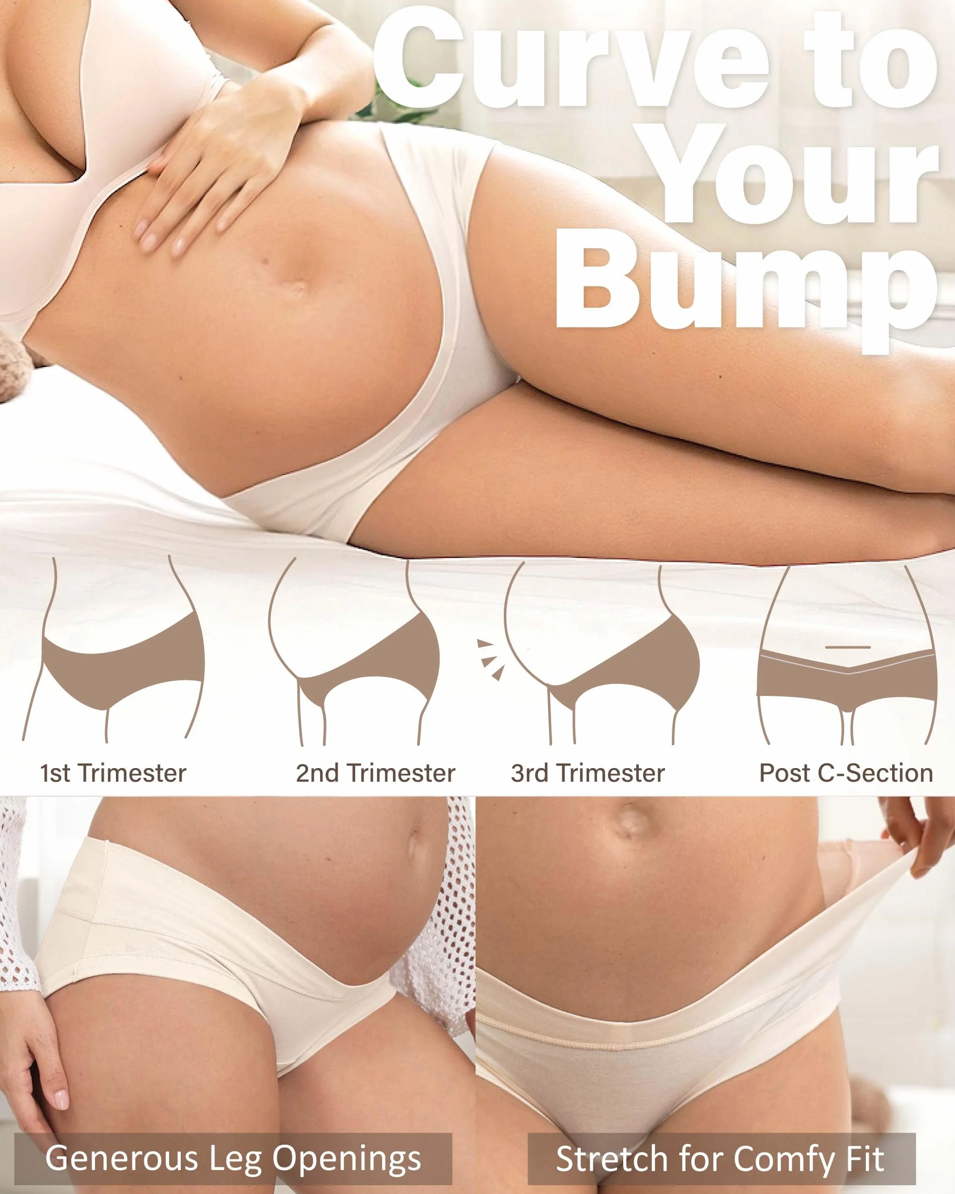 Intimate Portal Bragas Embarazadas de Algodón | Premamá y Postparto | Culotte