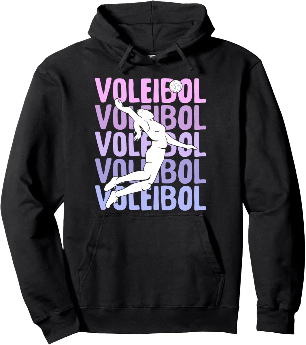 Voleibol Niña Mujer Sudadera con Capucha