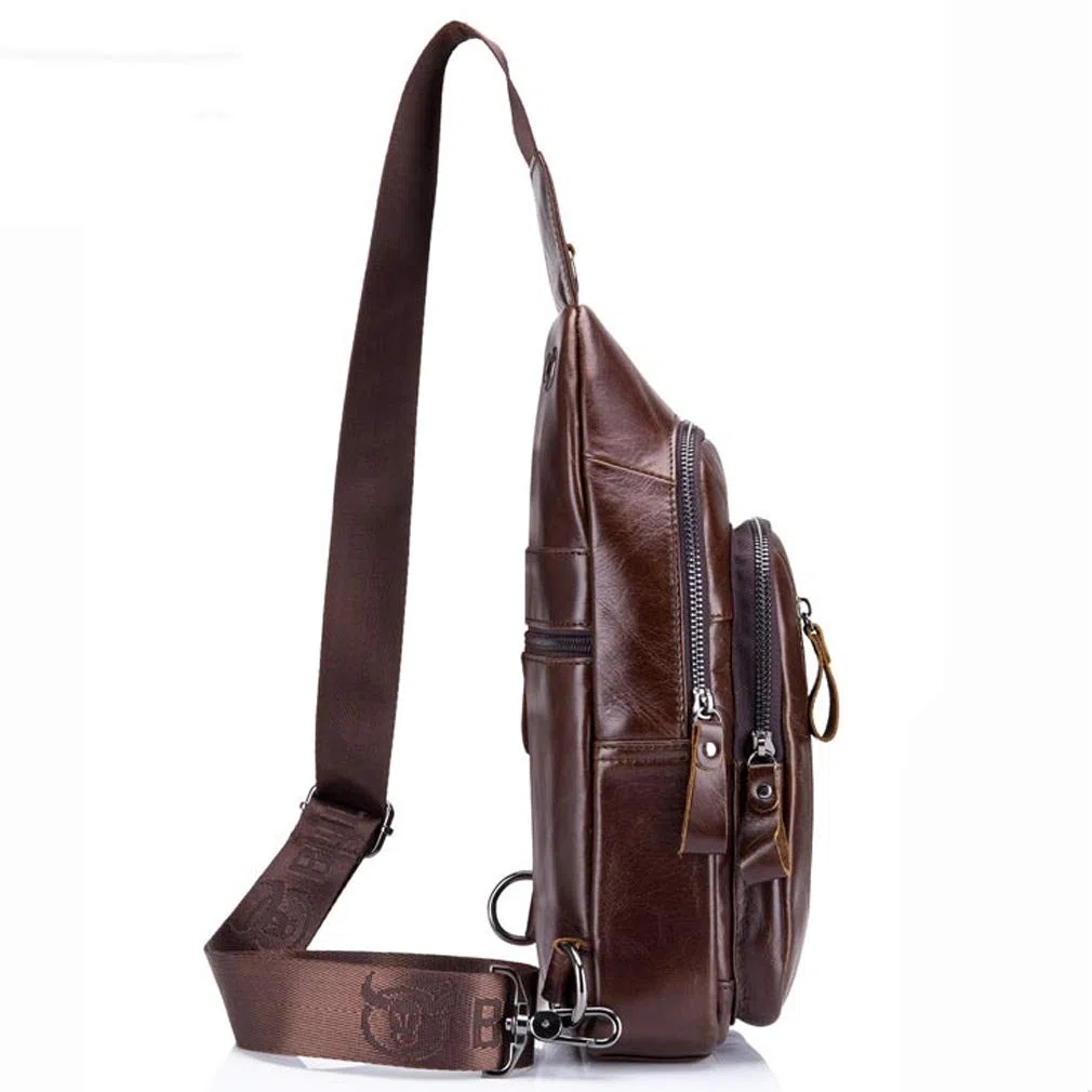 Bolso de hombro deportivo de nailon para hombre y mujer, crossbody Fanny hombro pecho Ppack viaje escuela negocios portátil ciclismo senderismo camping mochila de día negro