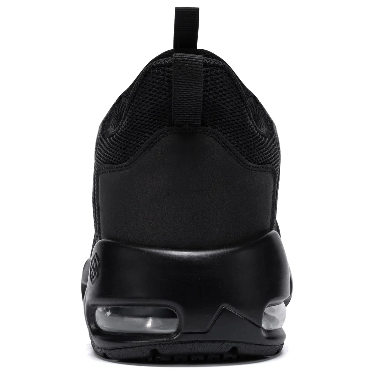 LARNMERN Zapatos Cocina Hombre Anti-Deslizante Zapatillas Zapatos de Trabajo Calzado Chef Hostelería Sin Cabeza de Acero (Negro,42)