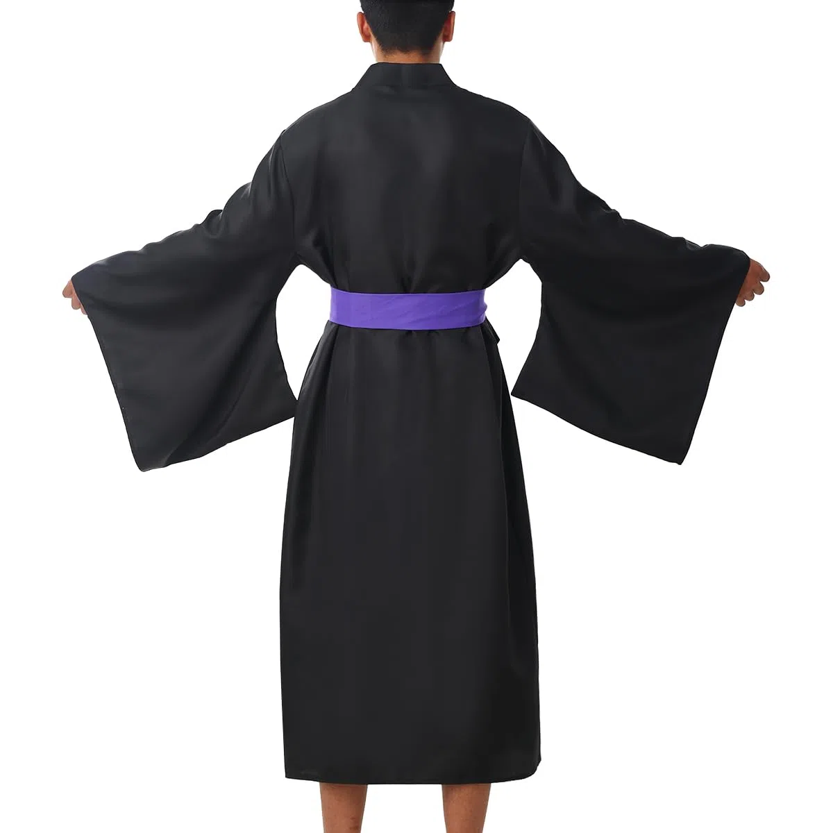 BPURB Bata tipo kimono tradicional japonés Yukata para hombre, bata para el hogar, pijama