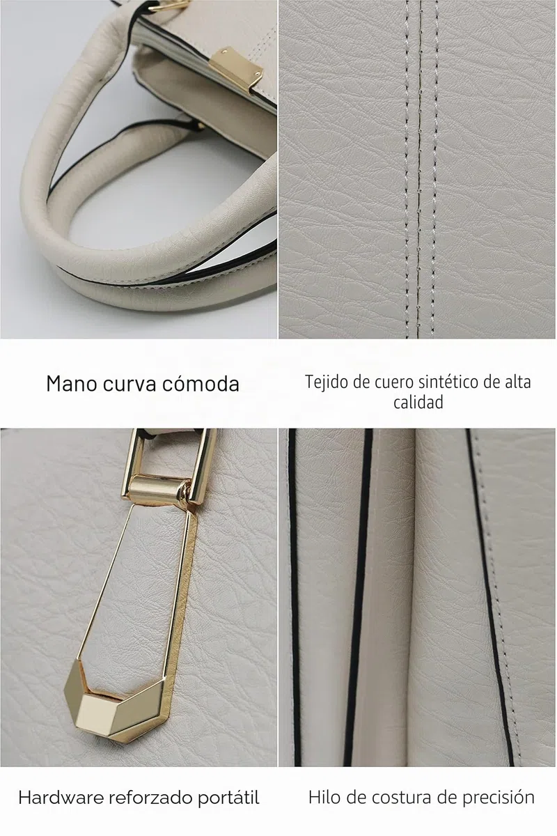 Pahajim Bolsos Bandolera Mujer Bolso de Mano Ajustables PU Piel Tote Bag Bolso Elegante Mujer para Trabajo Diario Vida