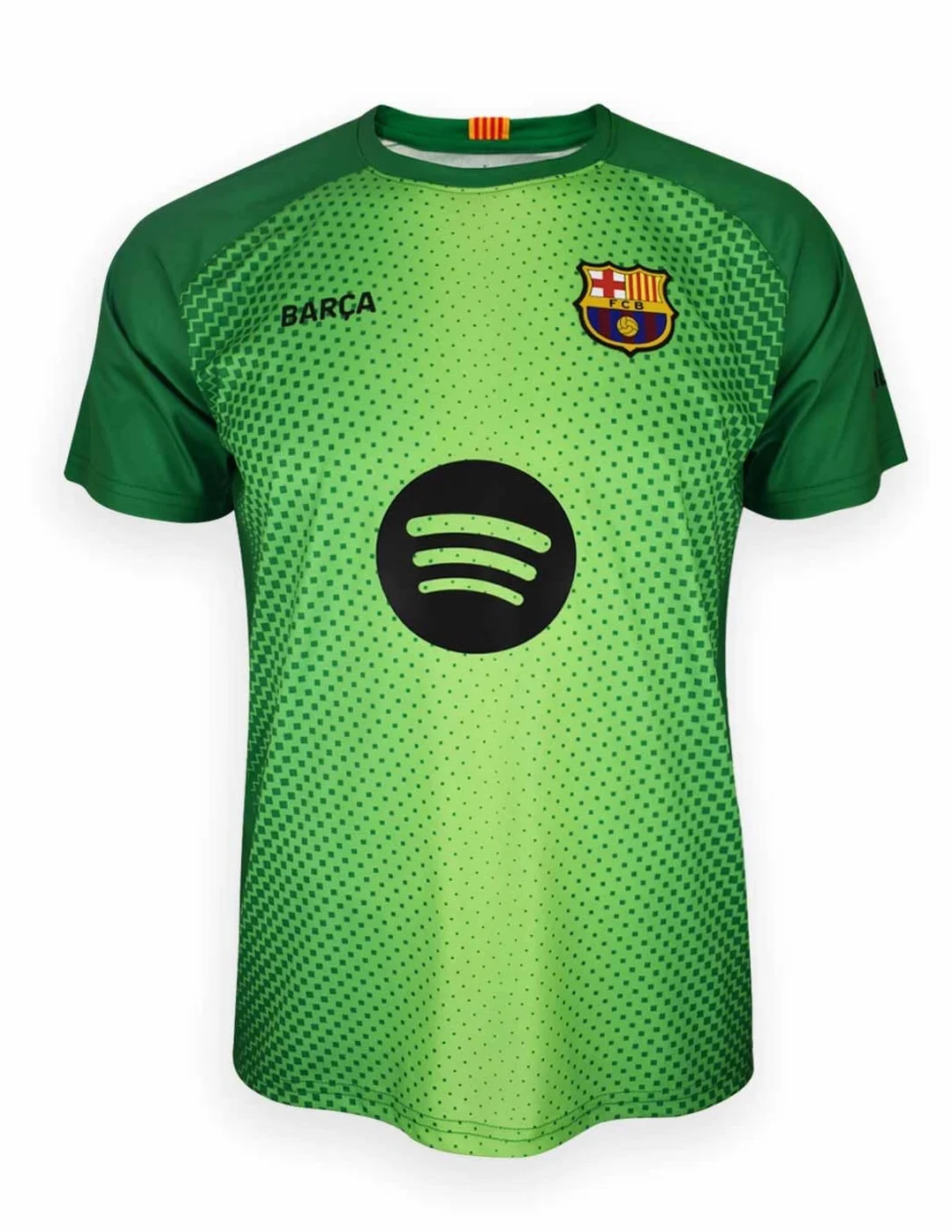FC Barcelona Equipación de Portero Niños Temporada 25/26, Camiseta y Pantalón Verde, Réplica Oficial Joan Garcia, Unisex, 6 Años