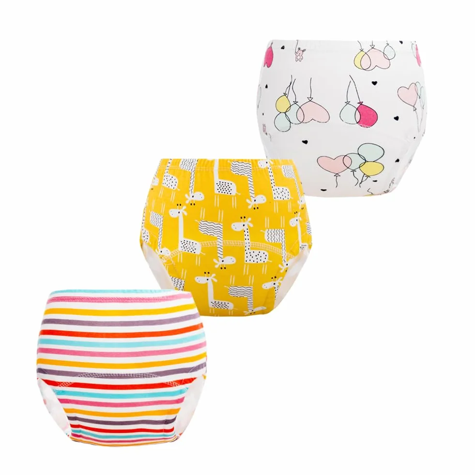 JackLoveBriefs Pack de 10 Bragas de Aprendizaje niño niña（ 2-6 Años ）