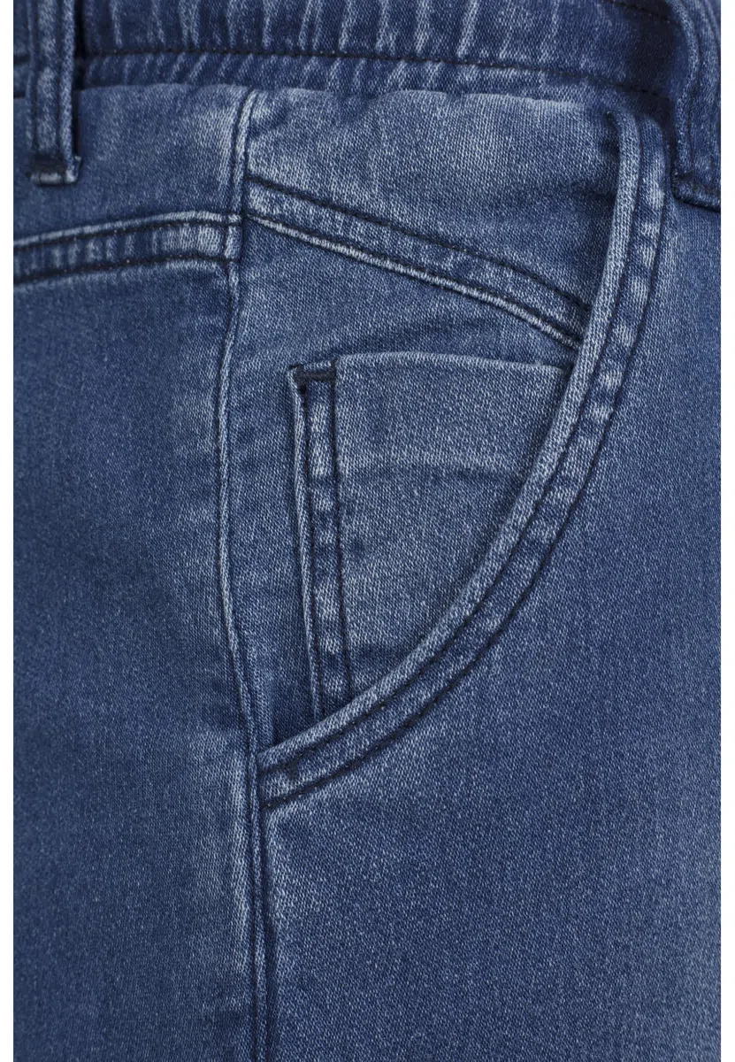 Urban Classics Pantalón de chándal Knitted Denim Hombre Pantalones de Deporte Azul