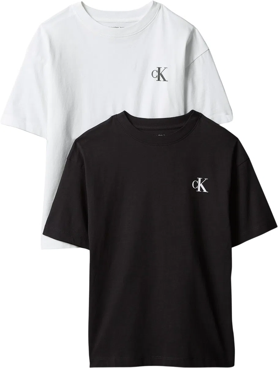 Calvin Klein 2-Pack Monogram Top SS Lvcktji19b Juego Niños