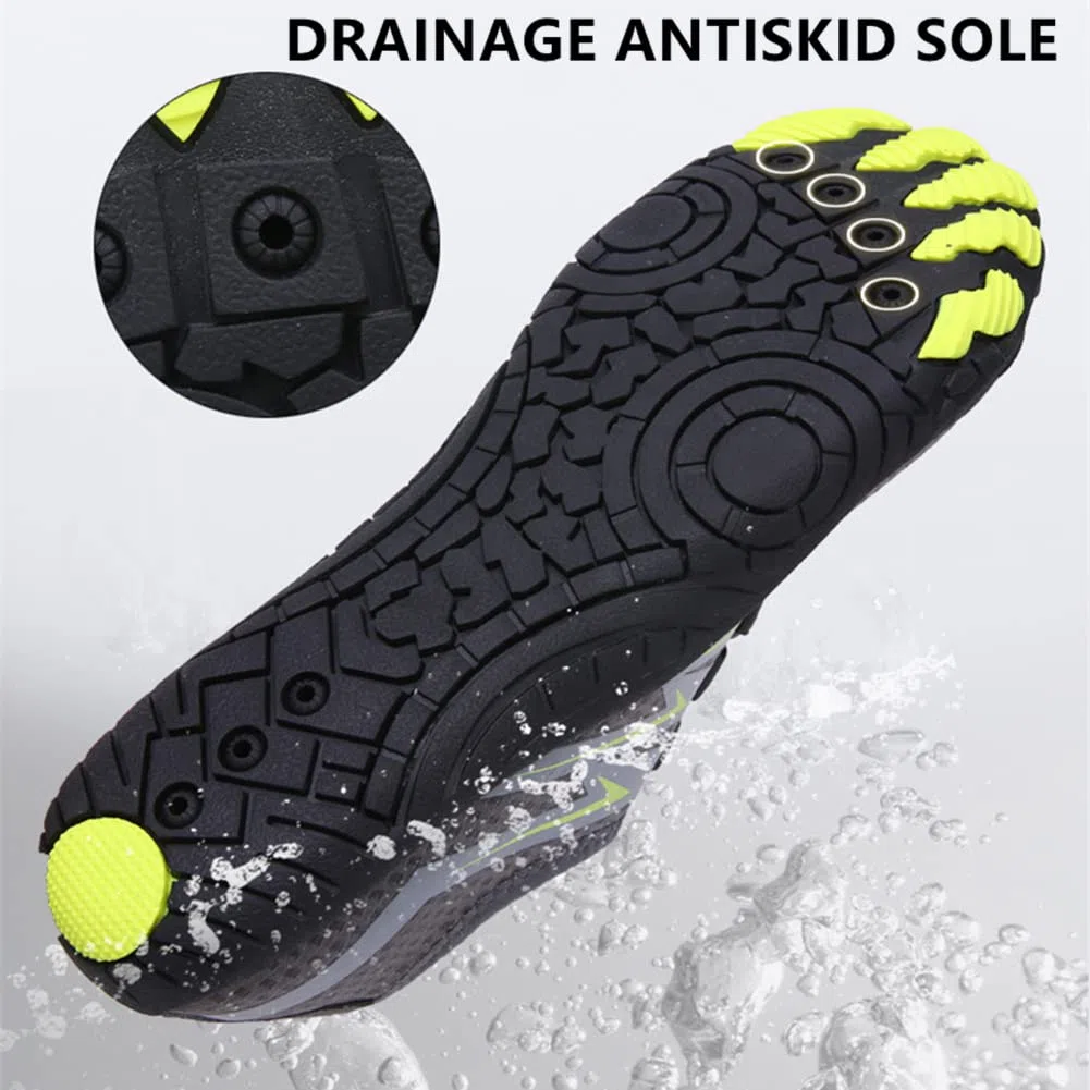 Morbuy Zapatos de Agua para Mujer Hombre, Ligeros Secado Rápido Deportes Acuáticos Calzado de Natación Antideslizante Buceo Snorkel Zapatillas 35-46 para Yoga Surf Piscina Playa…