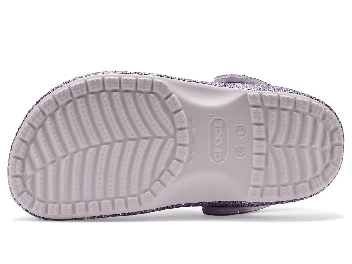 Crocs Classic Chunky Glitter Clog K, Obstrucción Unisex niños