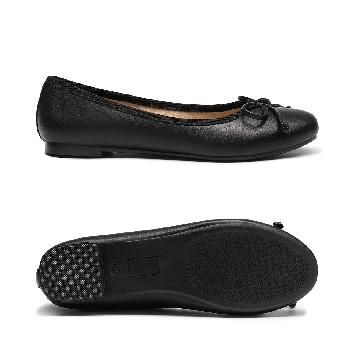 DREAM PAIRS Bailarina Nueva Clásica con Lazo Plana Cómodas Zapatos para Mujer