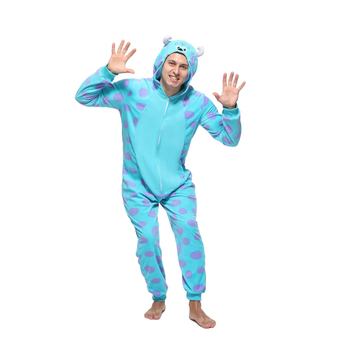 Sincere Party Mono Mono, Vaca, dalmacia, Adulto muñeco de Nieve, Traje de Pijama Animal para Hombres y Mujeres