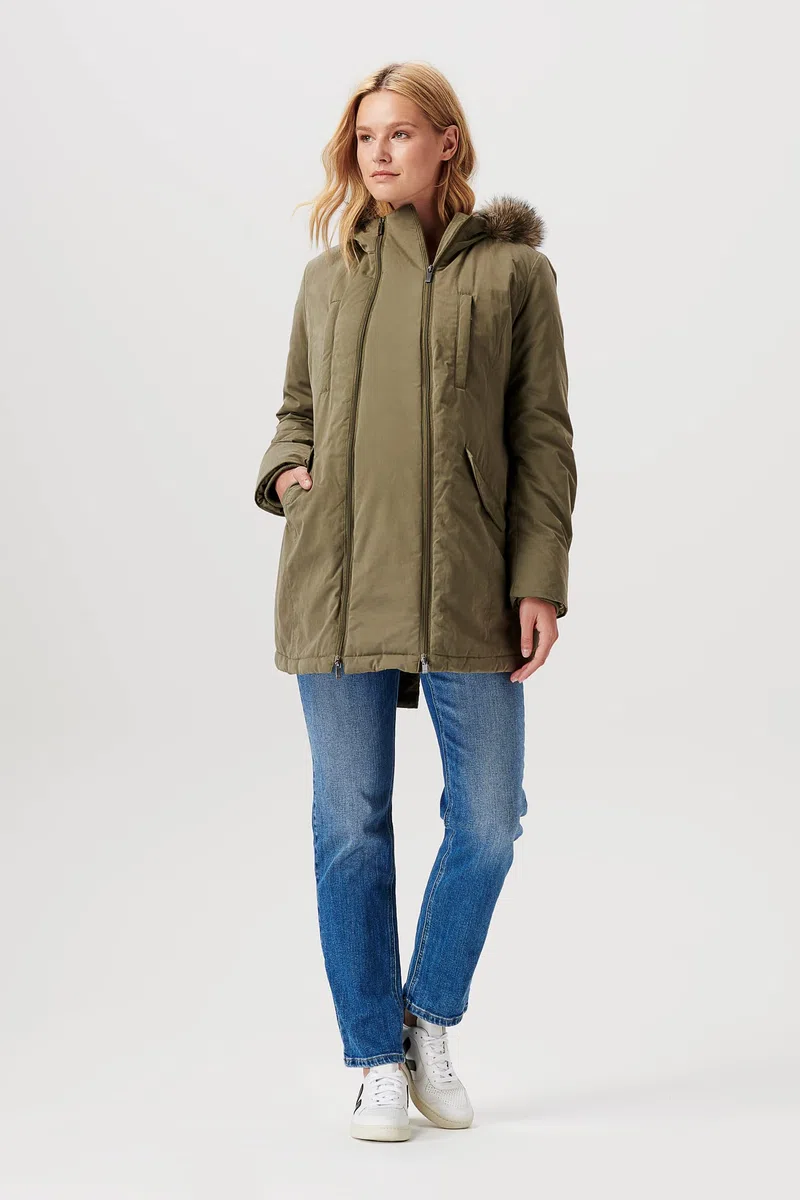 Noppies Maternity Jacket 3-Way Palus Chaqueta, Dusky green-P980, XL para Mujer