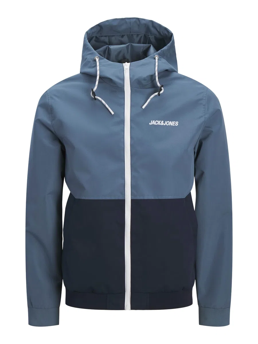 JACK & JONES Jjerush Hood Bomber Noos Chaqueta bomber Hombre (Pack de 1)