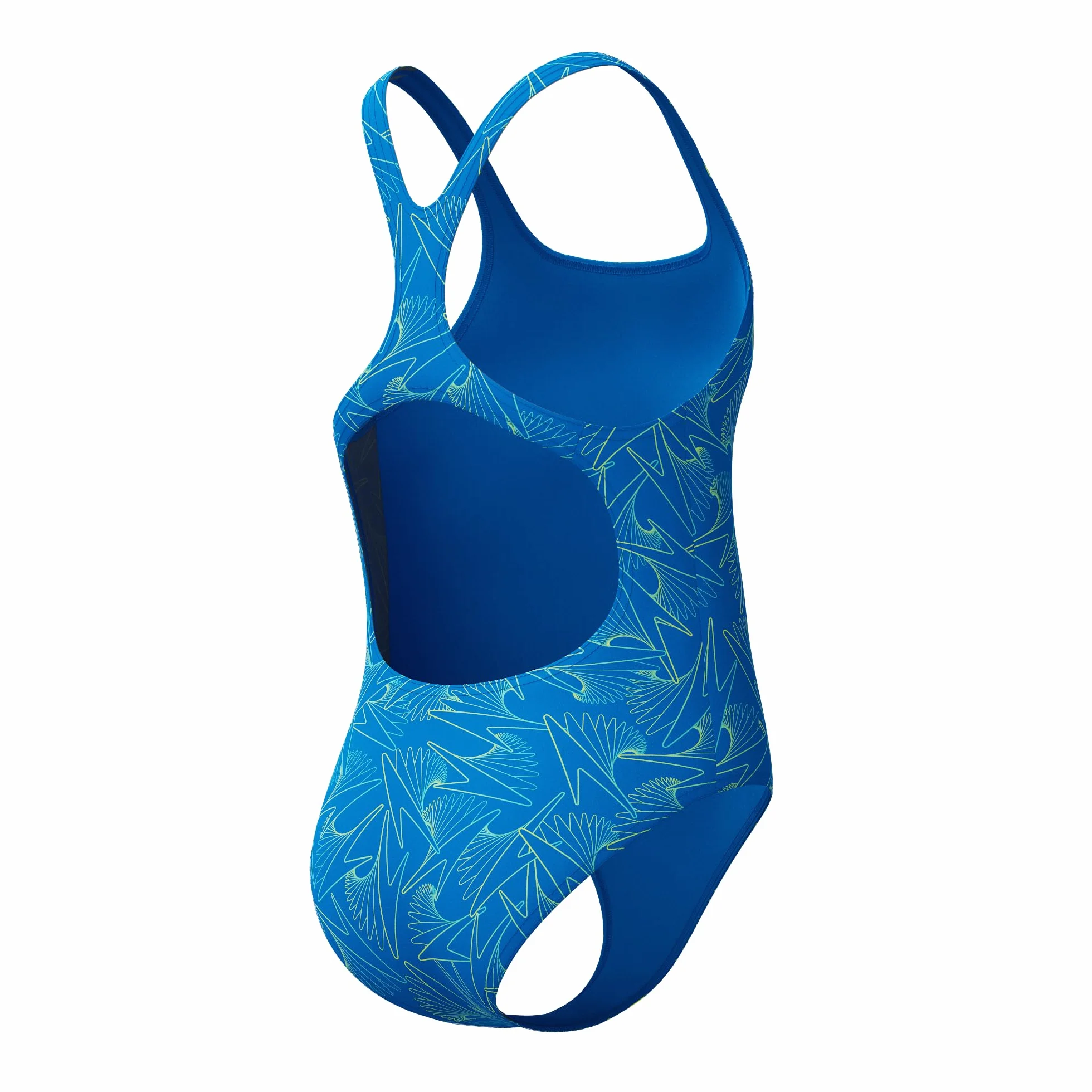 Speedo HyperBoom Allover Medalist - Bañador para niña, color azul