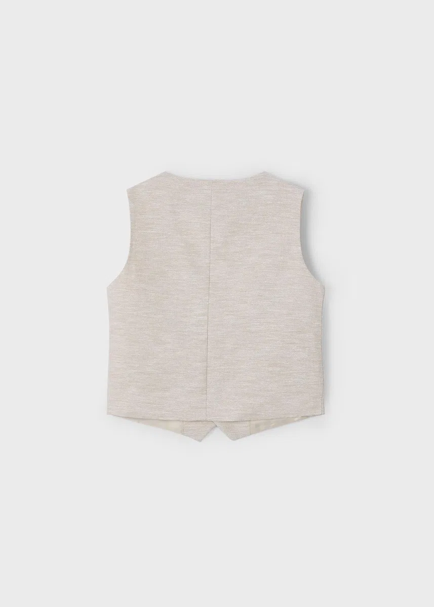 Mayoral Chaleco Lino Suiting para niño