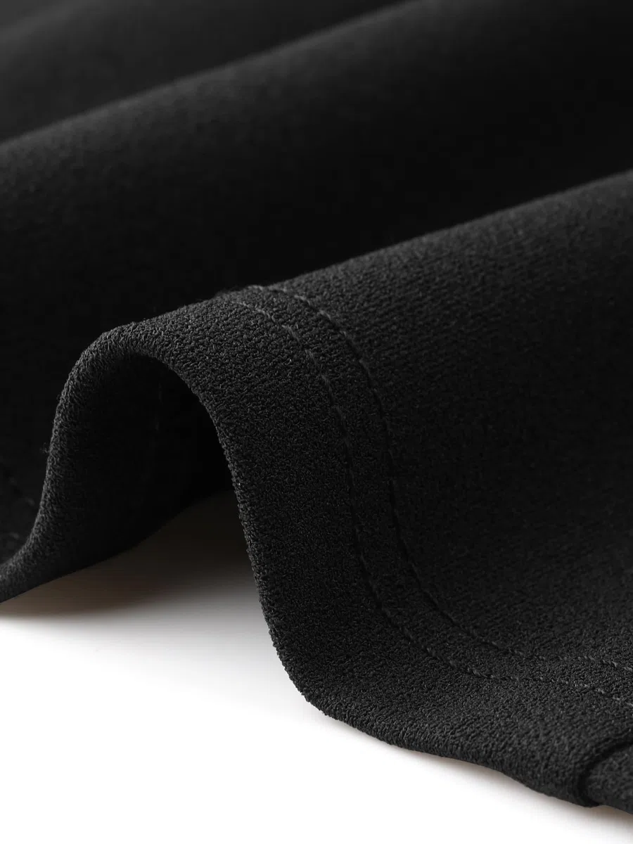 Allegra K Vestidos de Oficina para Mujer Cuello en V sin Mangas Corte A Vestido Midi de Trabajo