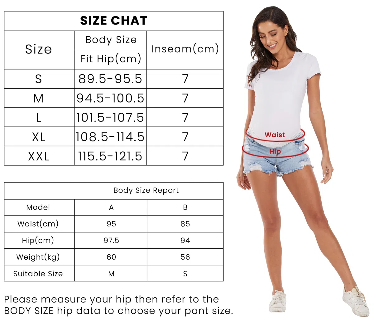 Pantalones Vaqueros Cortos para Embarazo, Cintura Baja, Dobladillo Crudo, Elástica Jeans Shorts Ropa De Maternidad