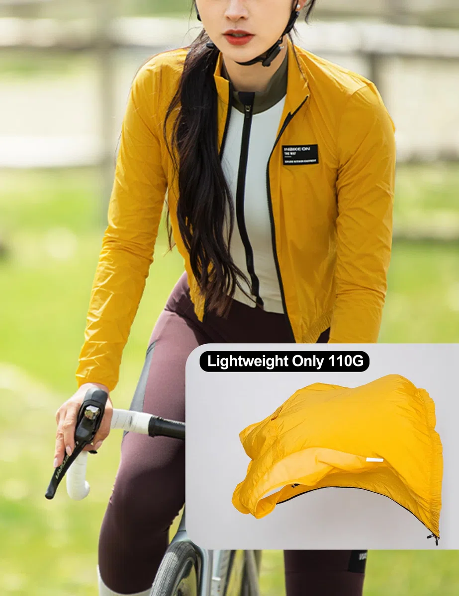 INBIKE Chaqueta Cortavientos De Ciclismo Para Mujer Con Protección Uv Spf50+ Transpirable Ligera Bicicleta Deportes Golf Senderismo Camping KY466
