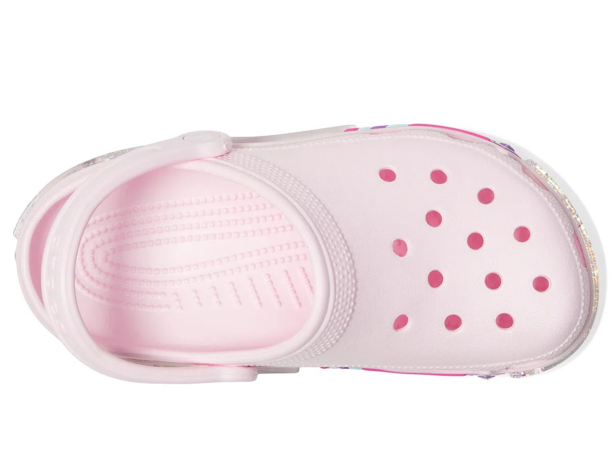 Crocs Classic Star Sparkle Shaker Clog K, Zuecos Unisex niños