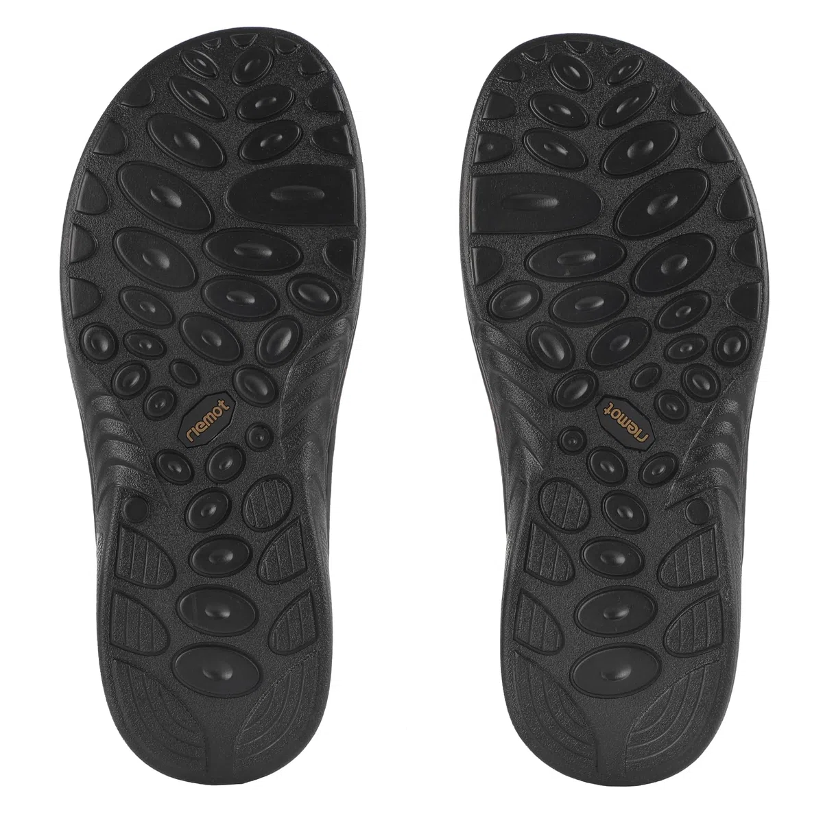 riemot Chanclas Hombre de Piel Auténtica con Plantilla Memory Foam,Comodas y Suaves Cuero Hombre Flip Flops,Sandalias Antideslizantes para Playa, Piscina y Verano