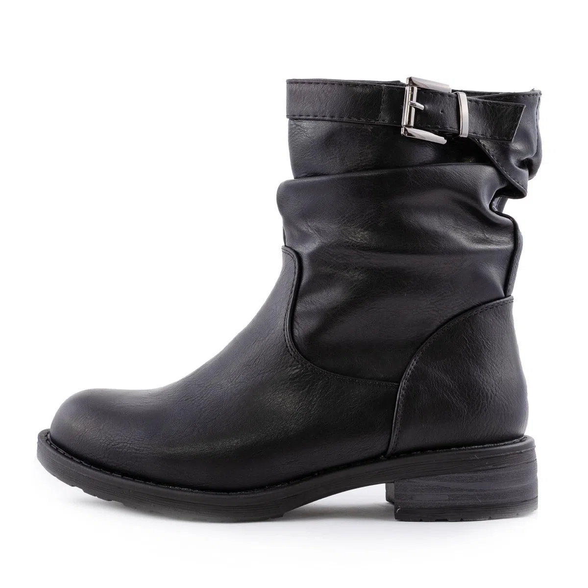 Toocool Zapatos mujer botas biker bajas motociclista casual hebilla G527