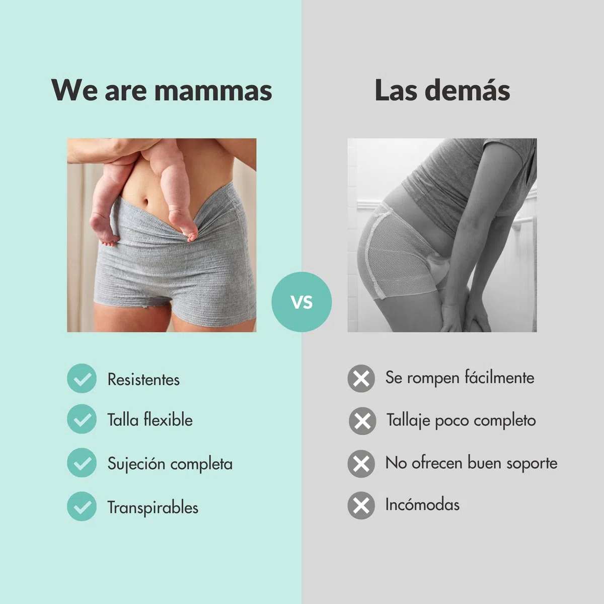 Bragas Postparto Desechables Maternidad Alta Sujecion Transpirables Sin Latex Sin Malla Ropa Interior Mujer Talla Unica 36 44 Braguitas Maternidad Hospital Compresas Parto
