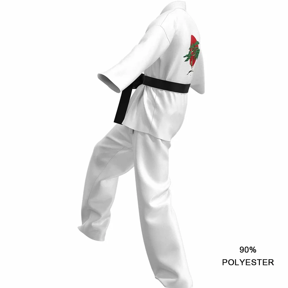 Kimono de Kárate Unisex Niños Uniforme Profesional Karate Basic Traje de Artes Marciales