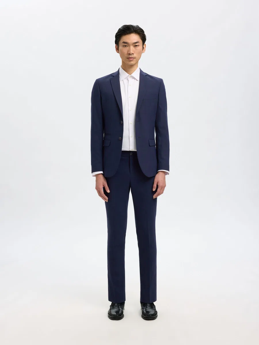 SELECTED HOMME Trousers Woven Wool Blend