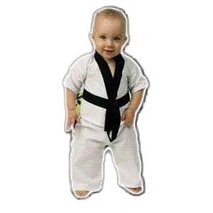 Playwell Artes Marciales Bebé Niño Uniforme de Karate (Traje ) - 1-2 Años