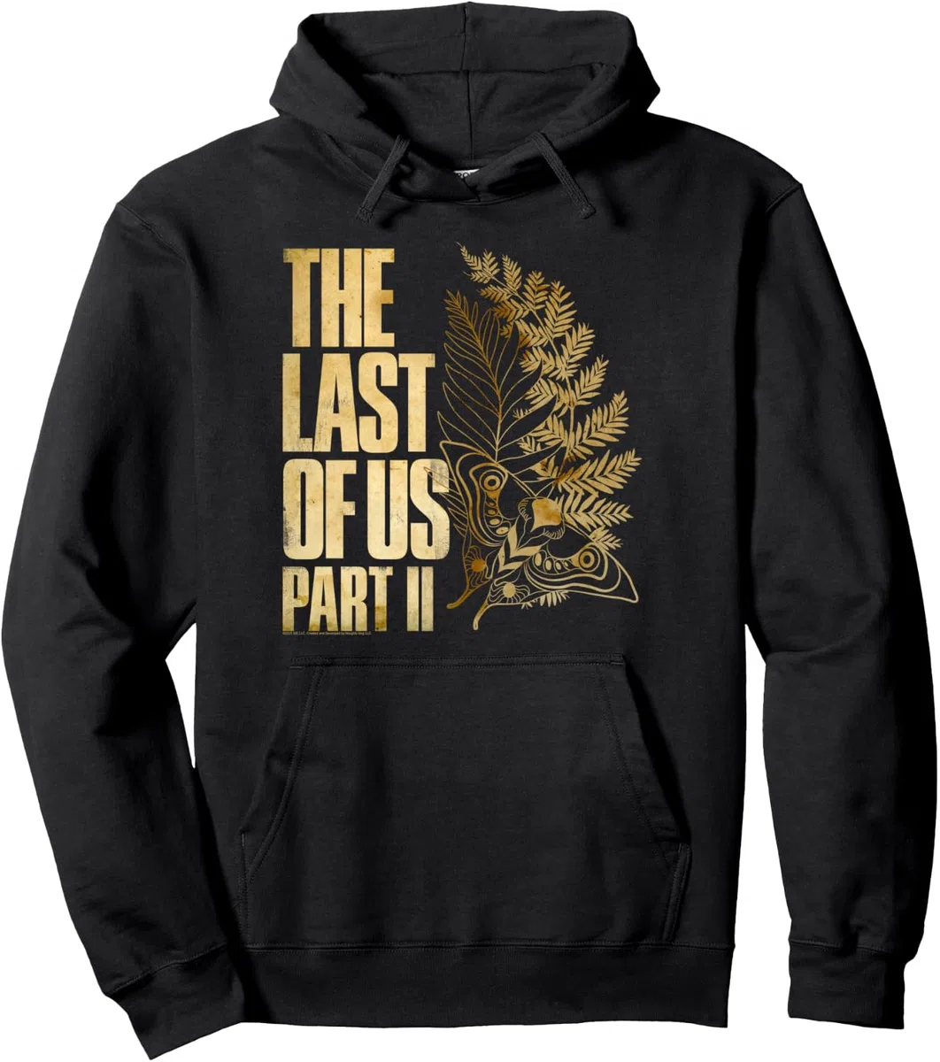 The Last of Us Part II Golden Moth and Leaves Video Game Sudadera con Capucha