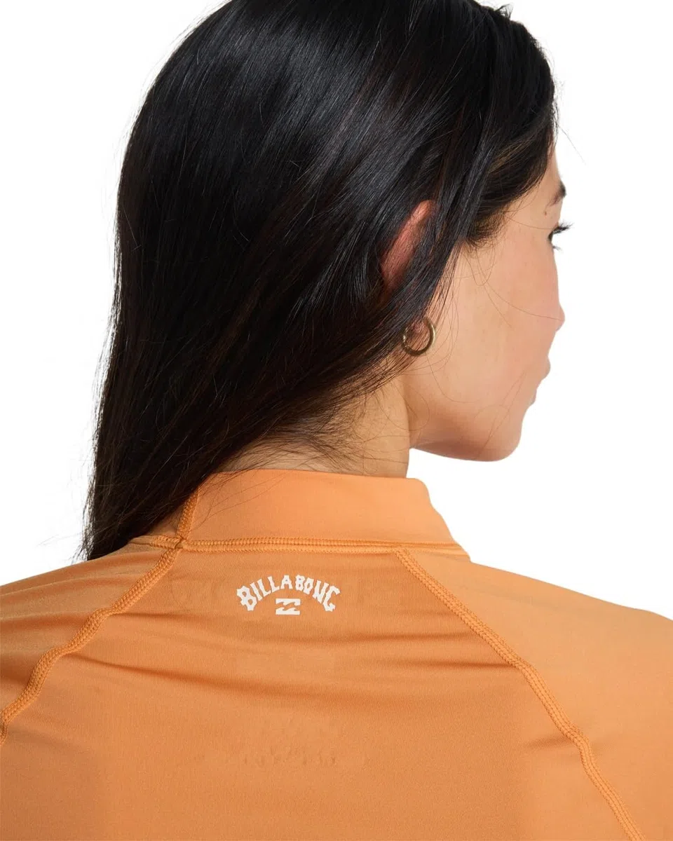 Billabong Tropic Surf - Camiseta de Surf de Manga Larga con UPF 50 para Mujer