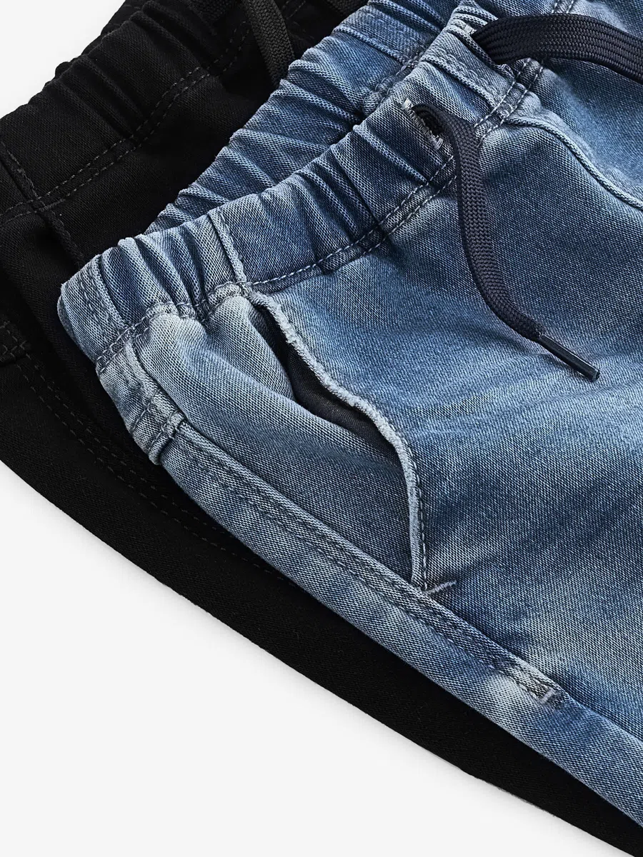 NEXT Niños Pack de 2 Vaqueros supersuaves sin Cierres con Elasticidad