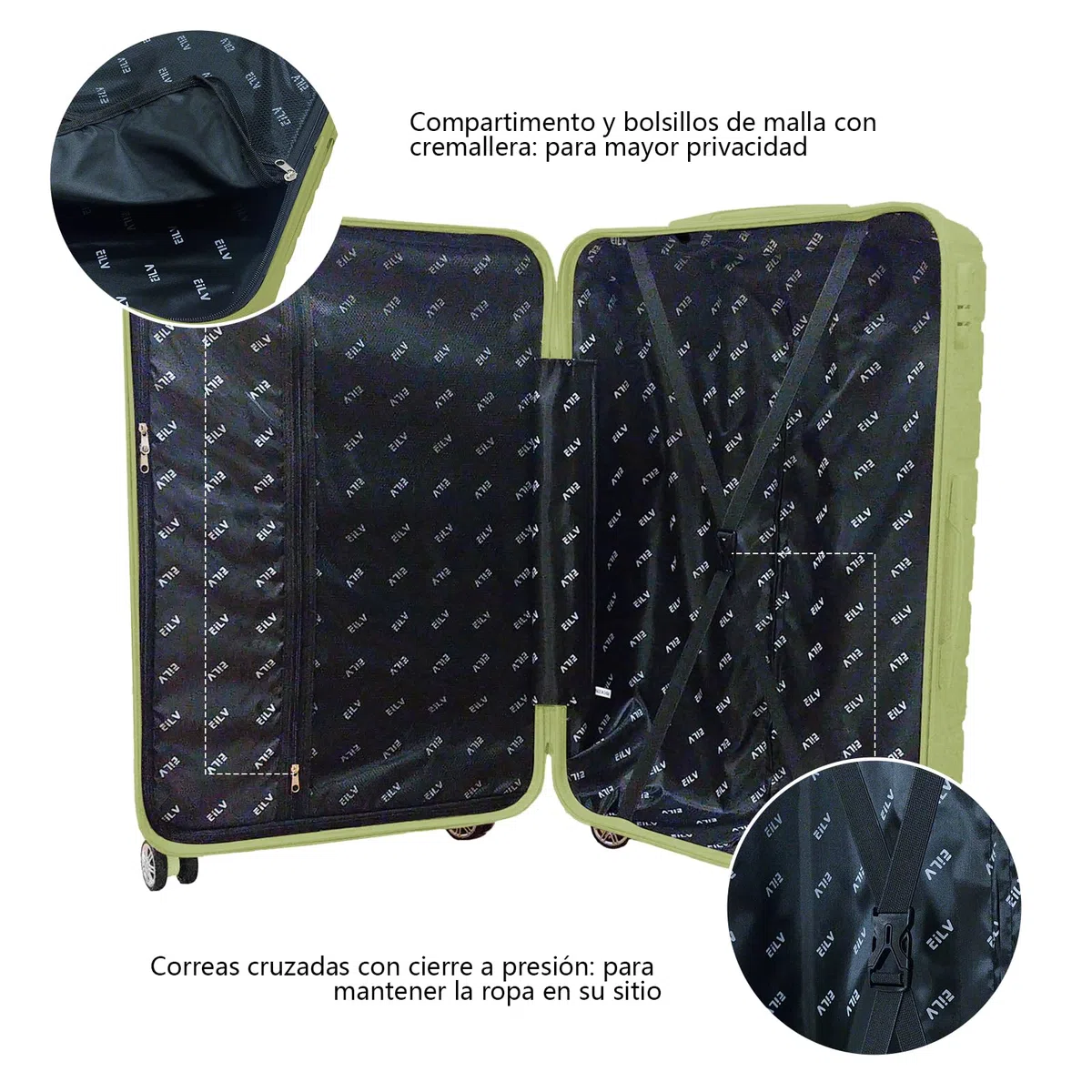 Maleta Cabina 55x40x20 Maleta Cabina NiñO NiñA para Ryanair Vueling, 10 Kg, Material Abs, Cerradura con CombinacióN, Ruedas Desmontables, EcolóGica Resistente