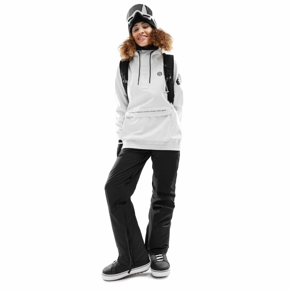 SIROKO Chaqueta para snowboard/esquí esquí y nieve W3-W Antarctica Blanco
