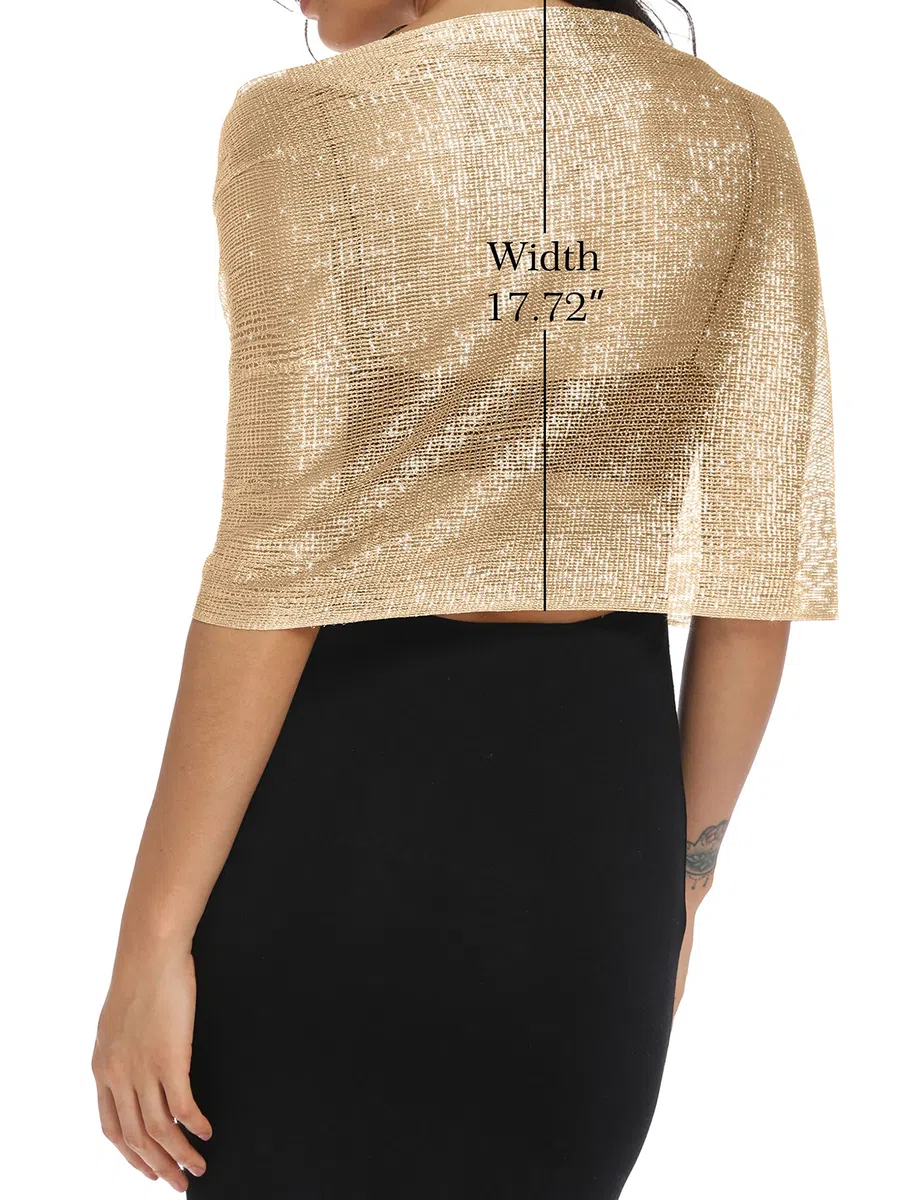 Rheane - Chales y estolas para vestidos de noche con hebilla, para vestidos de fiesta, boda o de noche, para mujer