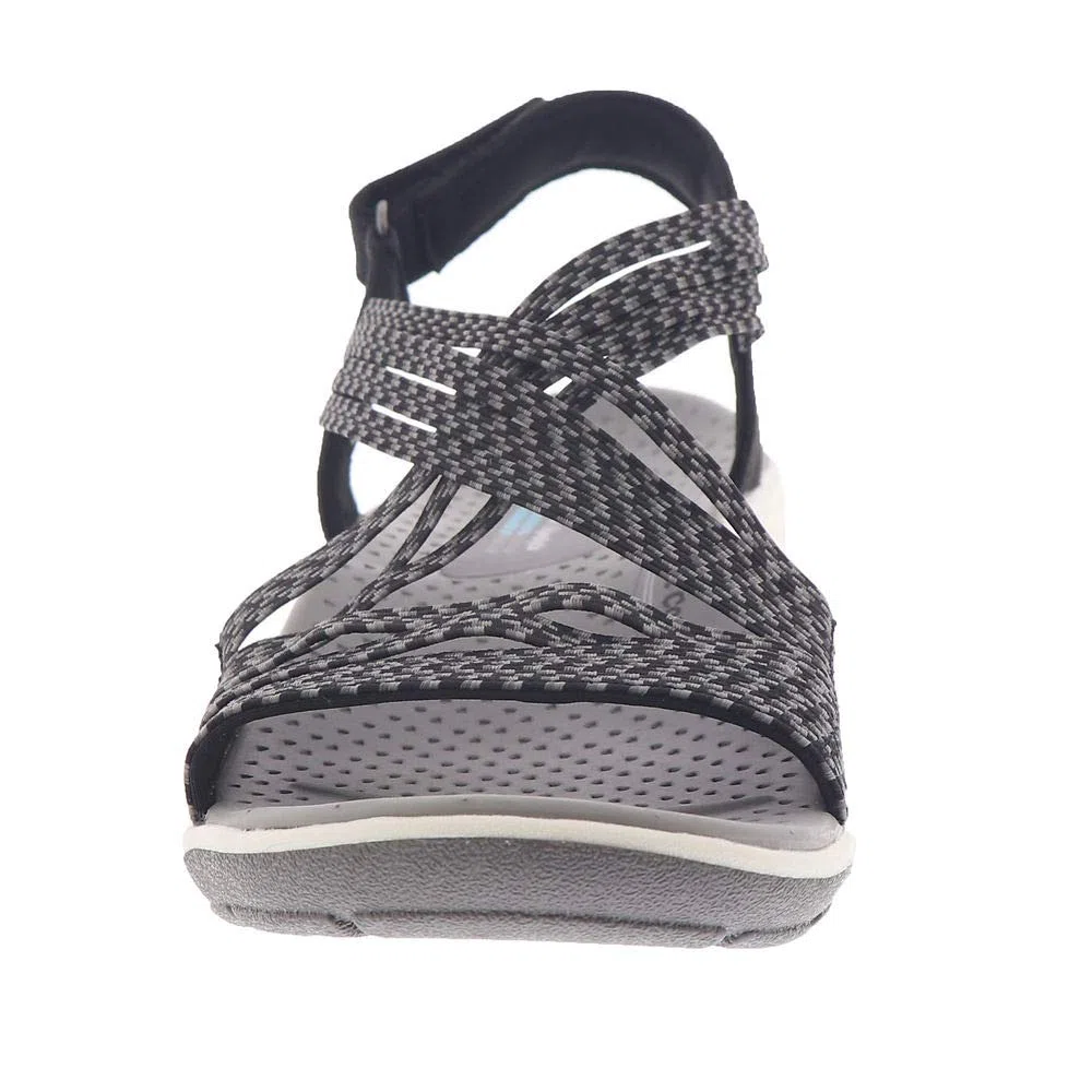 Skechers Reggae Cup-oh, Snap!, Sandalias de Punta Descubierta Mujer