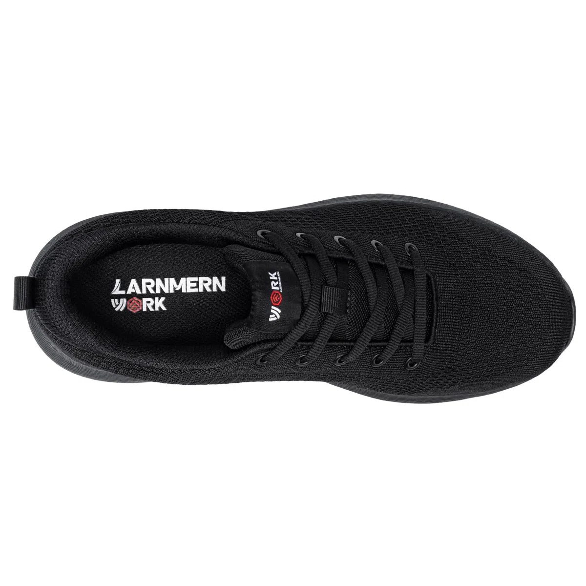 LARNMERN Zapatos de Cocina Impermeables Zapatillas Running Hombre Zapatillas de Cocina Antideslizante Hombre Hosteleria Casual Sneakers Sin Puntera,Negro 41 EU