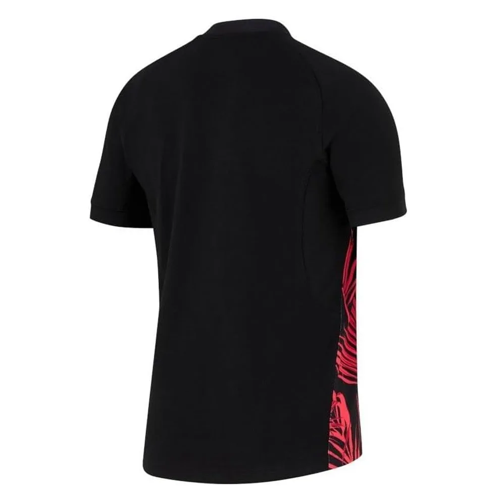 Copa del Mundo RWC Fiji 2023, Camiseta de Rugby, Camiseta de fútbol de Entrenamiento for Hombre(Negro,M)