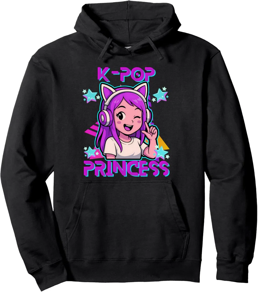 K-Pop Princess K Pop Niños Niñas K-Pop Sudadera con Capucha