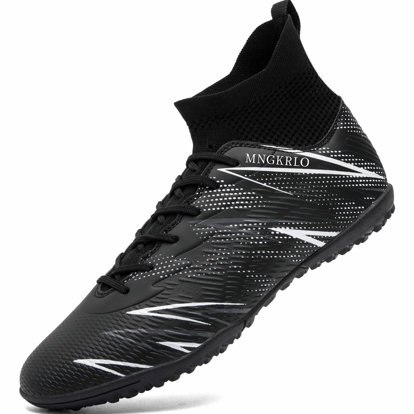 Zapatillas de Fútbol Hombre Mujer TF Turf con Tacos Zapatillas Futsal Multitacos Antideslizantes High Top para Entrenamiento Junior Césped Artificial Indoor Outdoor