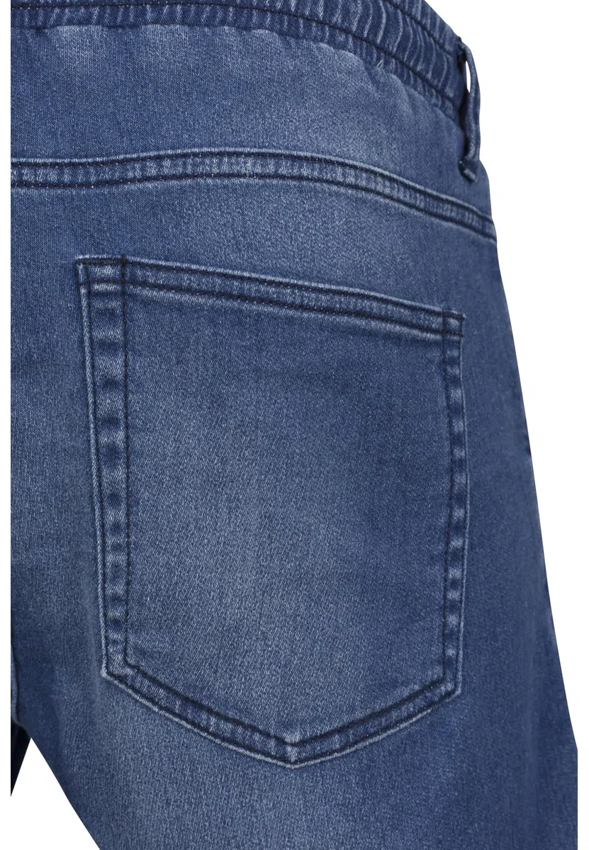 Urban Classics Pantalón de chándal Knitted Denim Hombre Pantalones de Deporte Azul