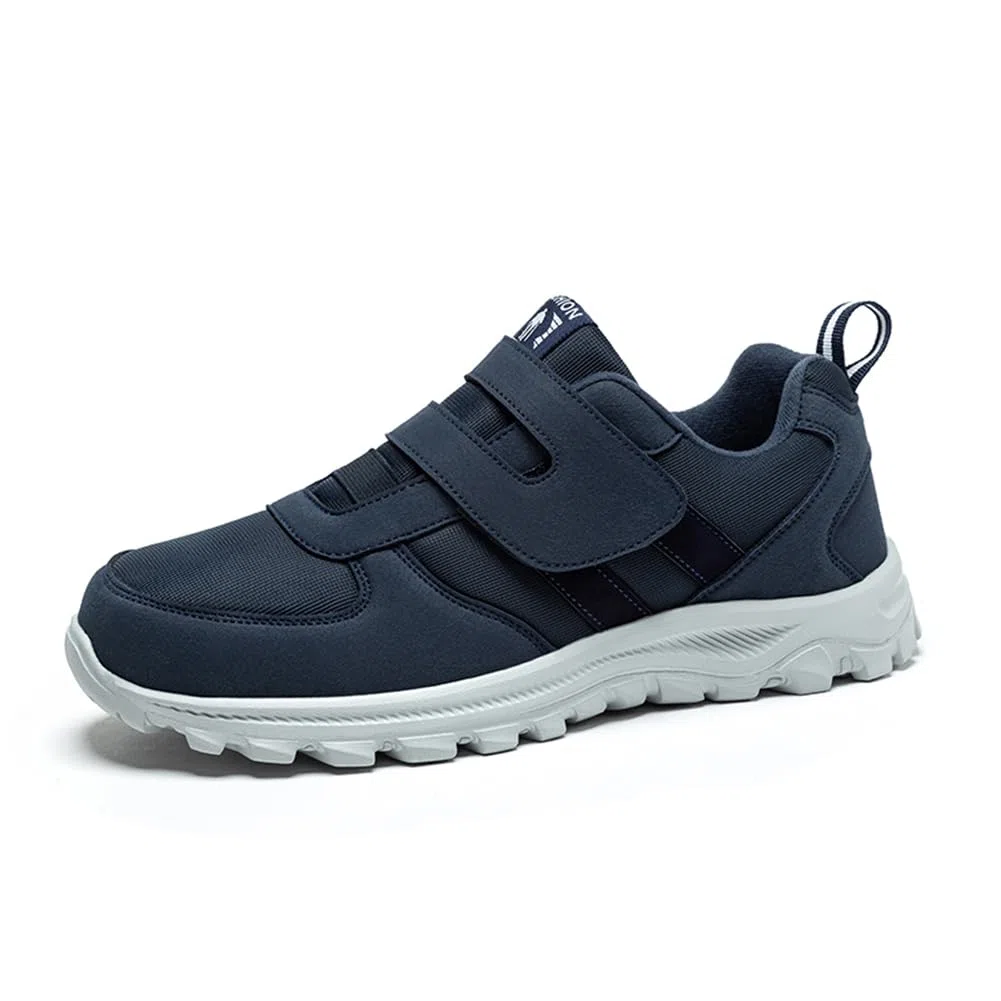 RUYI Zapatos diabéticos para mujer y hombre, extraanchos, para personas mayores, ortopédicos, para caminar, ultraligeros, con cierre de velcro para pies hinchados