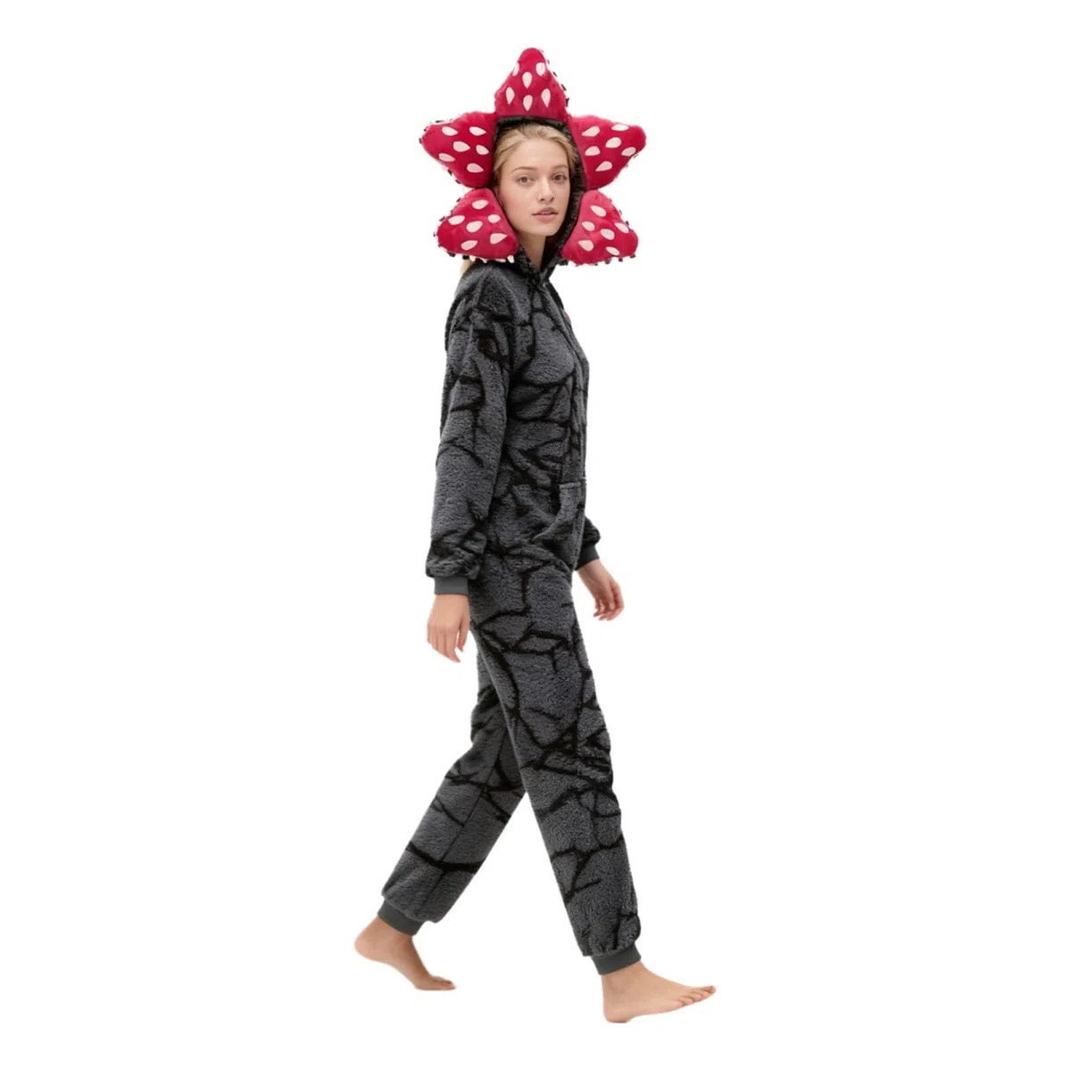 D-Demogorgon - Pijama unisex de una pieza para adultos, con capucha