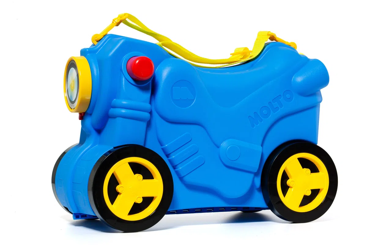 Maleta Infantil Molto Smiler Moto Maleta Azul