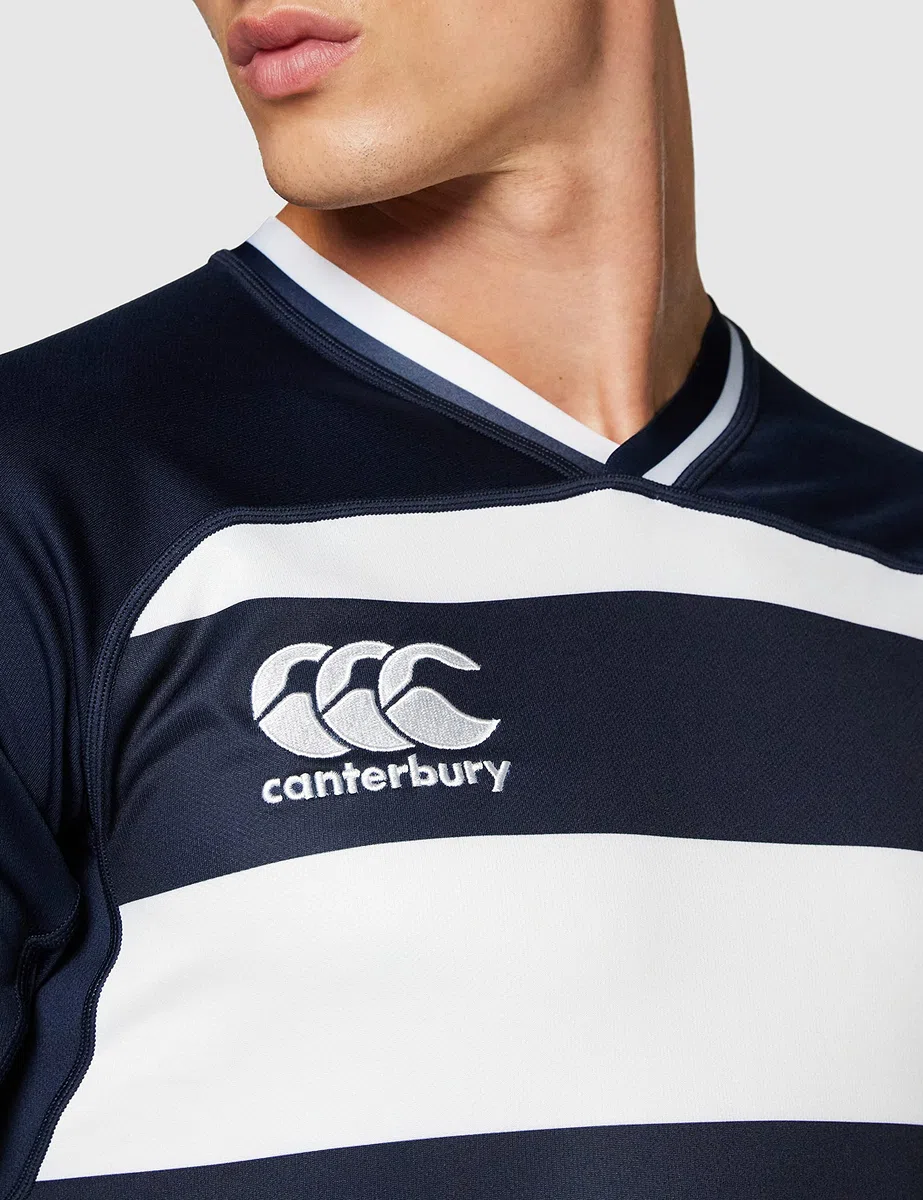 Canterbury Vapodri Evader Hooped Camiseta de Rugby Hombre