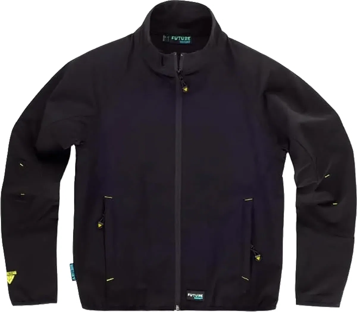 WORKTEAM Chaqueta de Trabajo, Tiempo Libre, con Cuello Alto, Tejido Elástico, para Entretiempo (190g/m2). Tejido Poliamida: Gran Elásticidad, Durabililad, Transpirabilidad y Suave al Tacto. Unisex