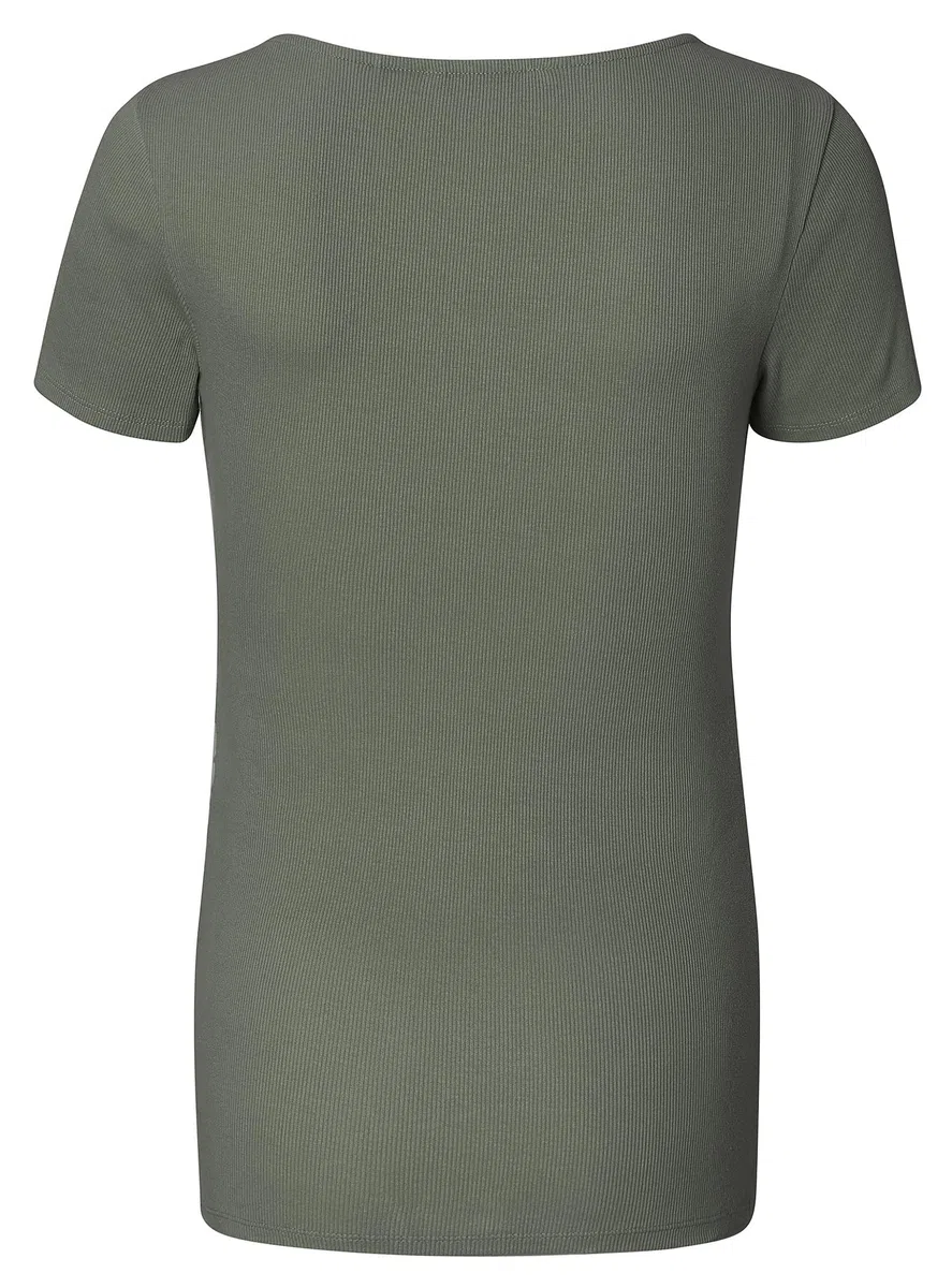 Noppies Sanson Nursing Rib Top SS Camiseta para Mujer