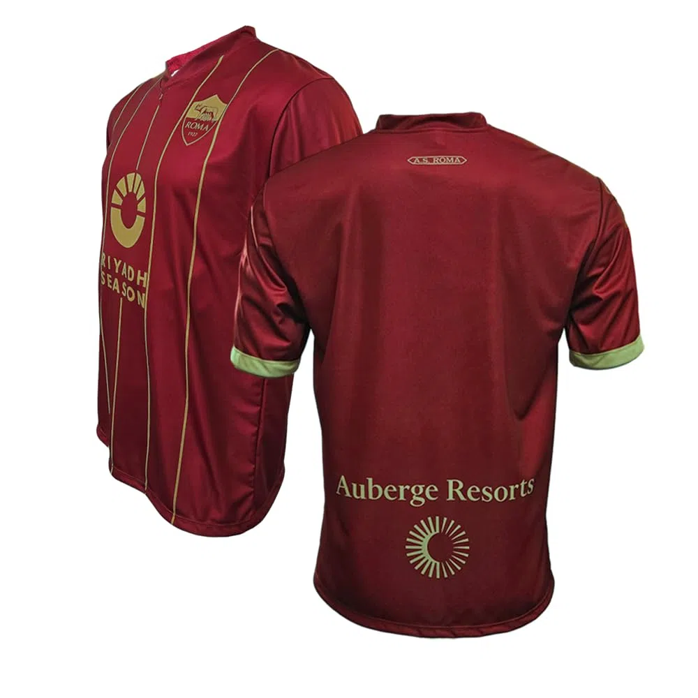 AS Roma Ma/Ro2324/Home Riyadh/Blank Camiseta de Fútbol Unisex Adulto (Pack de 1)