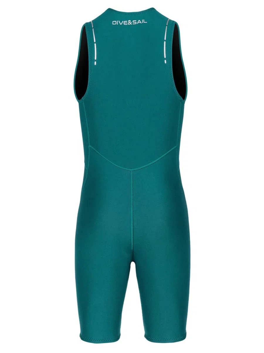 Kaerm Traje de neopreno de 2 mm de una pieza deportivo sin mangas traje de buceo corto para deportes acuáticos Snorkel Surf