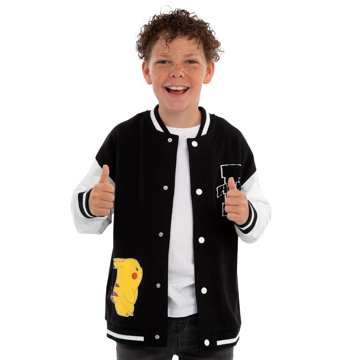 Pokemon Chaqueta Para Niño, Chaqueta Universitaria Pikachu, Chaquetas Bomber Para Niño Pikachu