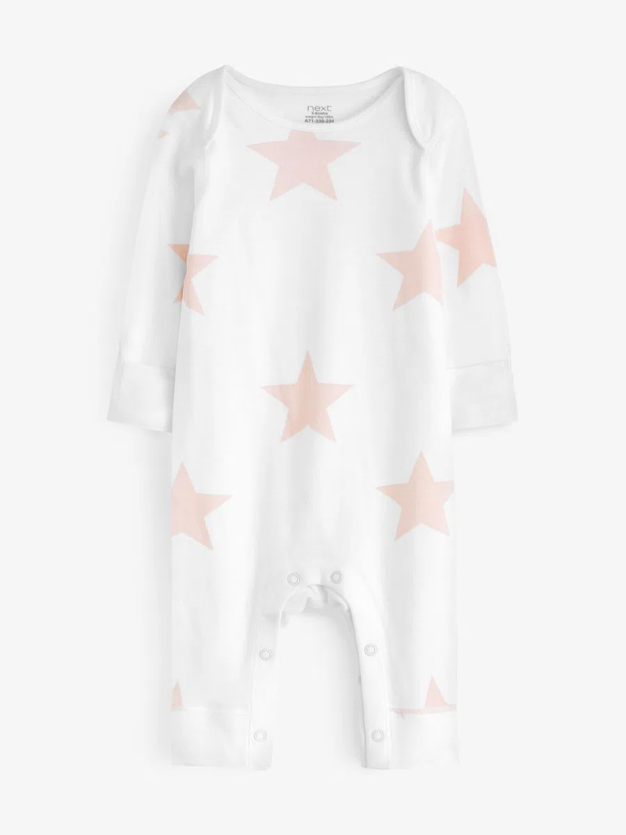 NEXT Bebés niña Pack de 2 Pijamas Tipo Pelele respetuosos con la Piel de tu bebé